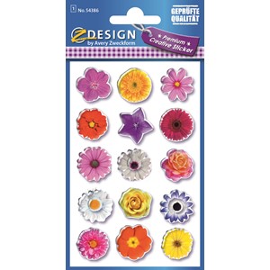 Z-Design 54386 - Glossy Sticker Blüten