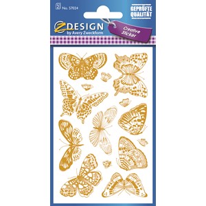 Z-Design 57024 - Papier Sticker Schmetterling geprägt