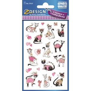 Z-Design 57027 - Premium Papier Sticker Katzen