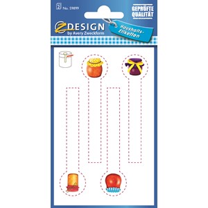 Z-Design 59899 - Haushaltsetiketten Gläser