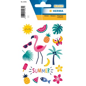 HERMA 15461 - Magic Sticker, Summerfeeling, Transpuffy