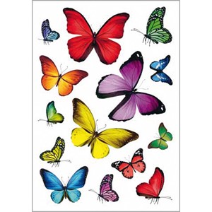 HERMA 3084 - Decor Sticker, Schmetterlingsvielfalt