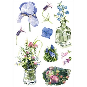 HERMA 3352 - Herma Decor Sticker, Aquarell Blumen