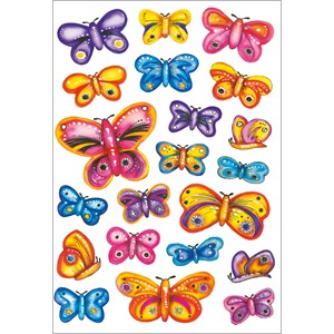 HERMA 3441 - Herma Decor Sticker, Design Schmetterling