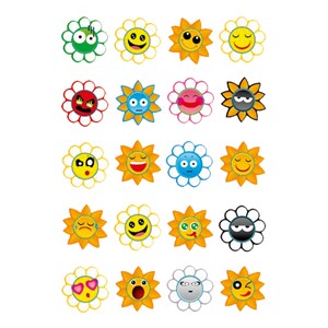 HERMA 3668 - Magic Sticker, Crazy Suns, Puffy