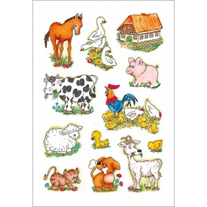 HERMA 5419 - Herma Decor Sticker, Bauernhoftiere