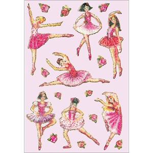 HERMA 6158 - Herma Magic Sticker, Ballerina, Crystal