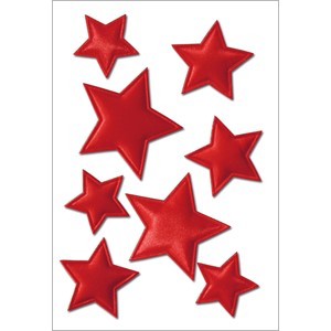 Herma 6529 - Weihnachtssticker, Sterne, Stoff