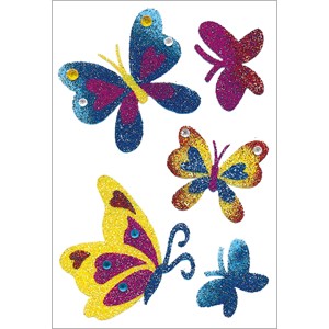 HERMA 6666 - Herma Magic Sticker, Schmetterlinge, Diamond Glittery