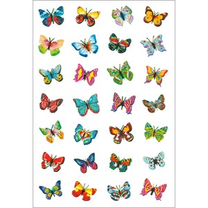 HERMA 6819 - Herma Magic Sticker, Schmetterlinge, Glimmerfolie