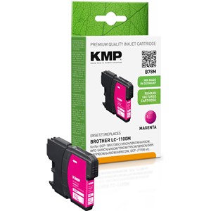 KMP 1522,4806 - Tintenpatrone, magenta, ersetzt Brother LC1100M