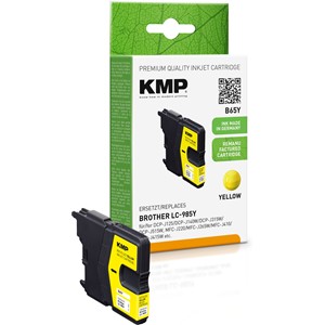 KMP 1523,4009 - Tintenpatrone, gelb, ersetzt Brother LC985Y