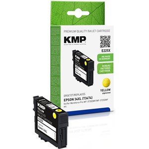 KMP 1637,4009 - Tintenpatrone, gelb, ersetzt Epson 34XL (C13T34744010)