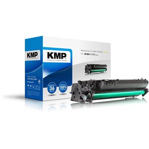 KMP 1235,6300 - Tonerkassette, schwarz, kompatibel zu HP 80X (CF280X)