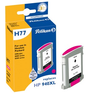 Pelikan 4109026 - H77 Tintenpatrone, magenta, ersetzt HP 940XL (C4908AE)