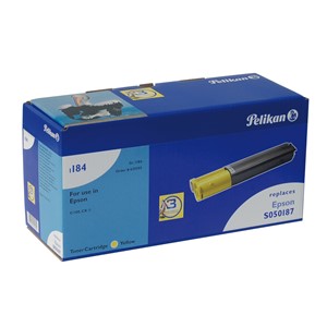 Pelikan 629395 - 1184 Toner-Kit, gelb, ersetzt Epson S050187
