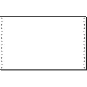 Sigel 08330 - DIN-Computerpapier,  8" x 330 mm (A4 q), LP, weiß