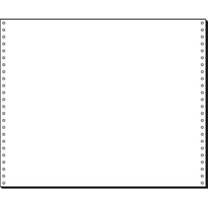 Sigel 12376 - DIN-Computerpapier, 305 mm (12") x 375 mm (A3 q), weiß. 60g