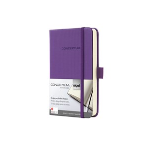 Sigel CO560 - Notizbuch CONCEPTUM design, Magic Purple, ca. A6, kariert