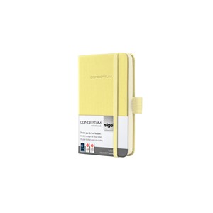 Sigel CO589 - Notizbuch CONCEPTUM, A7, Smooth Yellow