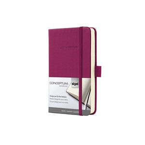 Sigel CO610 - Notizbuch CONCEPTUM®, Wild Pink, kariert, ca. A6
