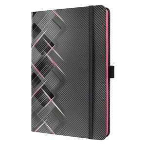 Sigel CO632 - Notizbuch CONCEPTUM®, Design Drive, Neon Pink, liniert, ca. A5