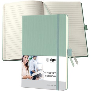 SIGEL CO683 - Notizbuch Conceptum, Hardcover, mint green, liniert, ca. A5