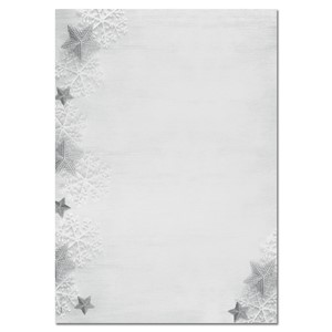 Sigel DP248 - Weihnachts-Motiv-Papier, Frozen Stars
