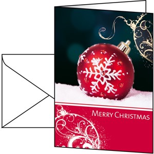 Sigel DS013 - Weihnachts-Karten, Felicity, Gold-/Blindprägung