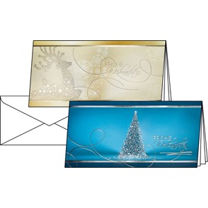 Sigel DS022 - Weihnachts-Karten-Set (inkl. Umschläge), Best Wishes