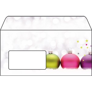 Sigel DU018 - Weihnachts-Umschlag, Christmas Colors