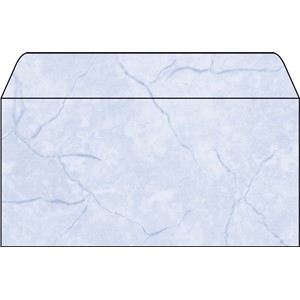 Sigel DU186 - Umschlag, DIN lang, Granit blau, 90g