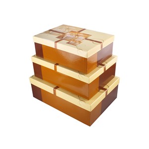 Sigel GB503 - Geschenkbox-Set Small, Present, 3 Boxen mit Innendruck