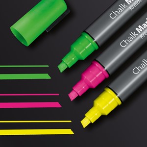 Sigel GL182 - Kreidemarker, pink / grün / gelb