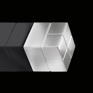 Sigel GL196 - SuperDym-Magnetwürfel C20, Cube Design, silber