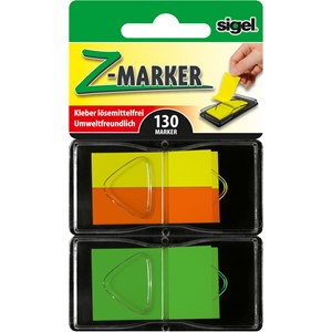 Sigel HN486 - Z-Marker, Film, Mix, 2x Mini, 1x Standard, neongelb, -orange, -grün