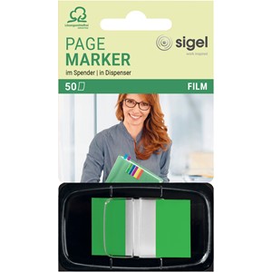 Sigel HN493 - Z-Marker, Film, Color-Tip, grün im Spender, 25x 43 mm