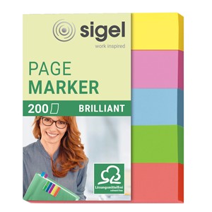 Sigel HN625 - Haftmarker Mini Brillant 5 Farben