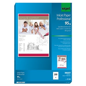 Sigel IP288 - Brilliant Quality InkJet-Papier matt A4, 95g