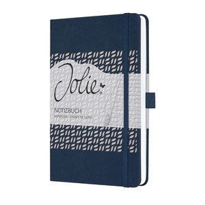 Sigel JN205 - Notizbuch Jolie®, Hardcover, midnight blue, liniert, ca. A5