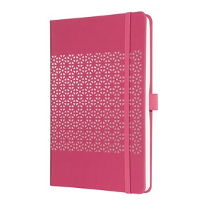 Sigel JN207 - Notizbuch Jolie®, Hardcover, peacock pink, ca. A5