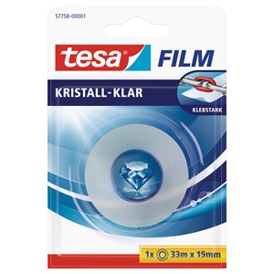 tesa 57758-00001 - film® kristall-klar, 33 m x 19 mm