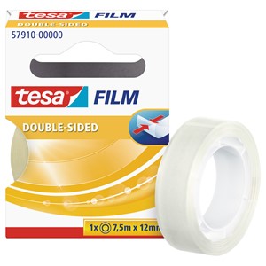 tesa 57910-00000 - film® doppelseitig klebend, 7,5 m x 12 mm