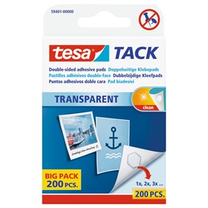tesa 59401-00000 - TACK® Big Pack, transparent
