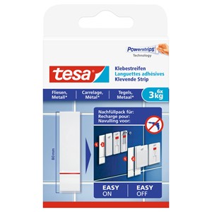 tesa 77761-00000 - Powerstrips® Klebestreifen für Fliesen und Metall