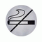 3227 - Avery Zweckform Hinweisschild, silber, Motiv Nicht Rauchen