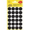 3003 - Avery Zweckform Markierungspunkte, 18 mm, 96 Etiketten, schwarz