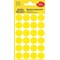 3007 - Avery Zweckform Markierungspunkte, 18 mm, 96 Etiketten, gelb