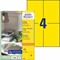 3459 - Avery Zweckform Etiketten 105x148 mm, 100 Bögen, gelb