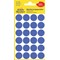 3596 - Avery Zweckform Markierungspunkte, 18 mm, 96 Etiketten, blau, wiederablösbar